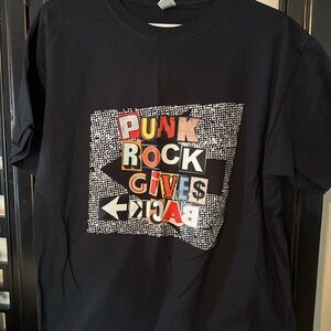Black 'Punk Rock Gives Back' Graphic Tee